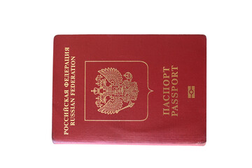 passport in the background. Travel concept.