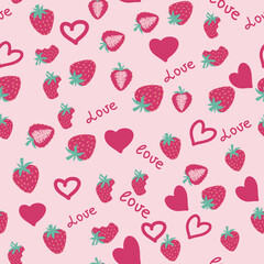 Strawberry Patterns, Red strawberry, Strawberry Backgrounds, Strawberry Love Card