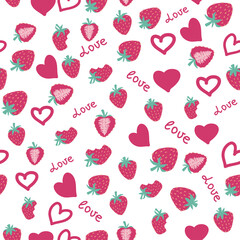 Strawberry Patterns, Red strawberry, Strawberry Backgrounds, Strawberry Love Card