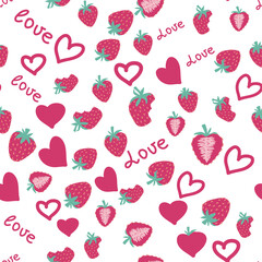Strawberry Patterns, Red strawberry, Strawberry Backgrounds, Strawberry Love Card