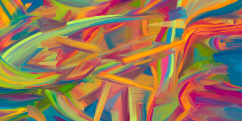 Abstract digital art. Colorful background