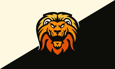lion head vector