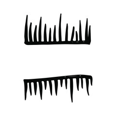 Hand drawn sketch frame. Skribble doodle illustration.