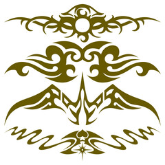 classic pattern tattoo vector art design ring tattoo design