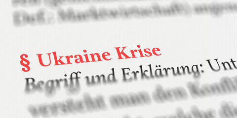 Ukraine Krise im Buch rechtlich erklärt