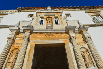 Fototapeta premium Eisernes Tor, Universität Coimbra (Portugal) 