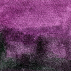 Purple watercolor background with spots, dots, blurred circles. Hand-drawn illustration