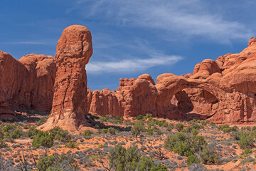 Fototapeta premium Arches and Pinnacles in the Desert