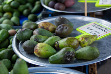 Avocado sold in bazaar in Antalya TURKEY