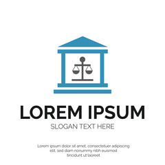 Real Estate Law Firm Logo Vector Design