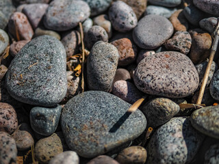 pebbles on the beach