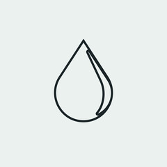 Water vector icon illustration sign