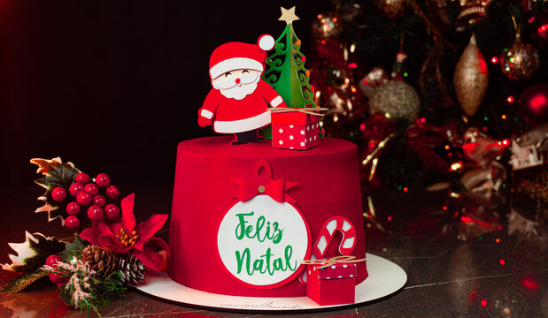 Bolo Natalino Confeitado 