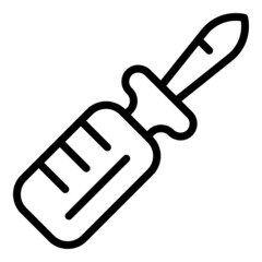 Vape screwdriver icon outline vector. E pen. Smoke liquid
