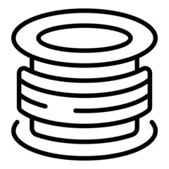 E cig coil pack icon outline vector. Vape cigarette. Juice smoke