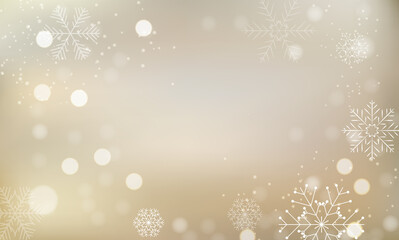 Christmas and New Year Glossy Light Background. Illustration