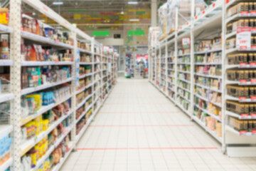 The supermarket's trading floor is in a blur.