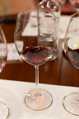 Red Brunello di Montalcino wine and olive oil tasting tour in cantina near Montalcino Tuscany, Italy