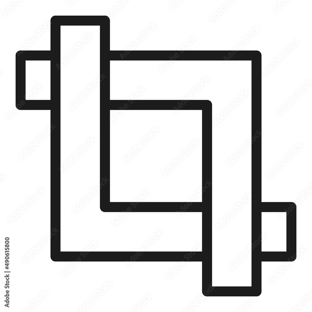 Poster digital scale icon outline vector. edit tool. data interface