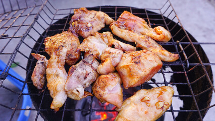 grilled meat on the stove High Protein Barbecue Dishes for a Relaxing Day