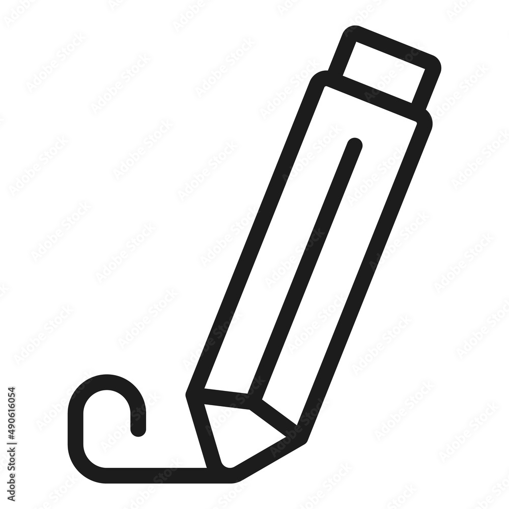 Poster pen writing icon outline vector. edit tool. interface digital