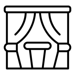 Fototapeta premium Party wedding icon outline vector. Event service. Delivery gift