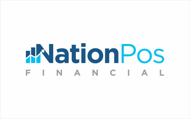 financial business logo concept, design template vector.