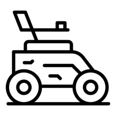Propelled electric wheelchair icon outline vector. Scooter chair. Mobility power