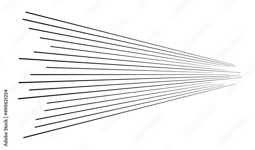 Poster 3d lines in perspective, angled, slanting, oblique and diagonal lines, stripes vector design element