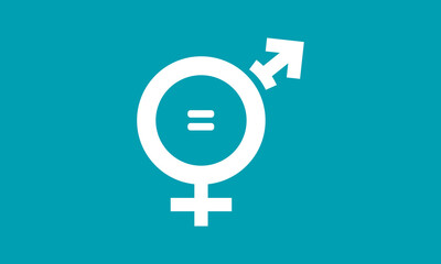 Equal Pay Day. Equal right greeting template for banner, card, poster, background.