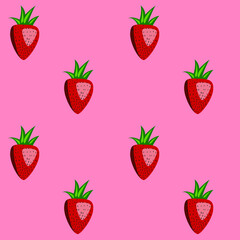 pattern with delicious fruits, vector images, bright colors