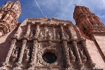 Catedral basílica de Zacatecas. Nuestra Señora de los Zacatecas. México - obrazy, fototapety, plakaty