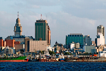 Porto de Montevideu. Uruguai.