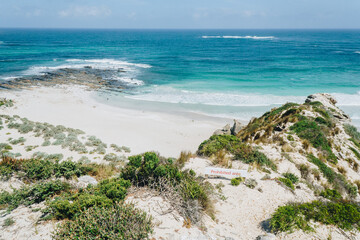Headland at Seal bay on Kangaroo Island, South Australia