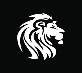 Lion Head Logo Vector Sign