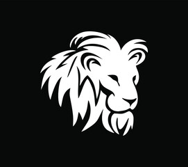 Lion Head Logo Vector Sign
