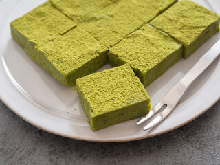 手づくりの抹茶生チョコレート