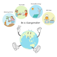 未来を変える行動を応援する地球