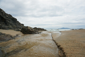 The View Around Langs beach in Northland, New Zealand.