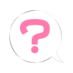 シンプルな吹き出しのイラスト