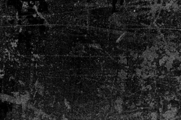 Fototapeta na wymiar Rough textured abandoned old scratched metal sheet for background