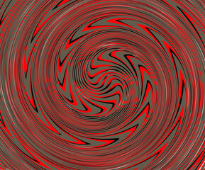 Abstract psychedelic stripes for digital wallpaper design. Line art pattern. Copper wavy liquid texture. Monochrome design. Vector print template. Geometry curve lines pattern. Futuristic concept