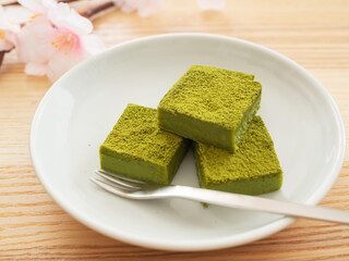 手づくりの抹茶生チョコレート