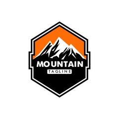 Mountain logo vector design templates isolated on white background