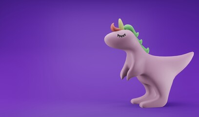 cute unicorn dinosaur