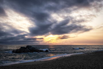 Fototapeta premium Sacheon beach sunrise