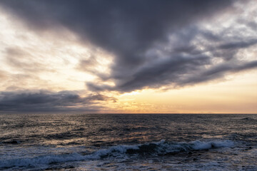Sacheon beach sunrise