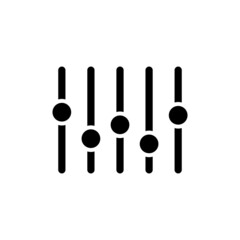 Audio Mixer Icon Vector Illustration