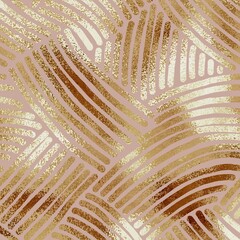 Rose gold. Abstract pattern with imitation of rose gold texture. - 490640296