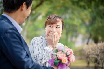 カジュアルビジネスの会社員
